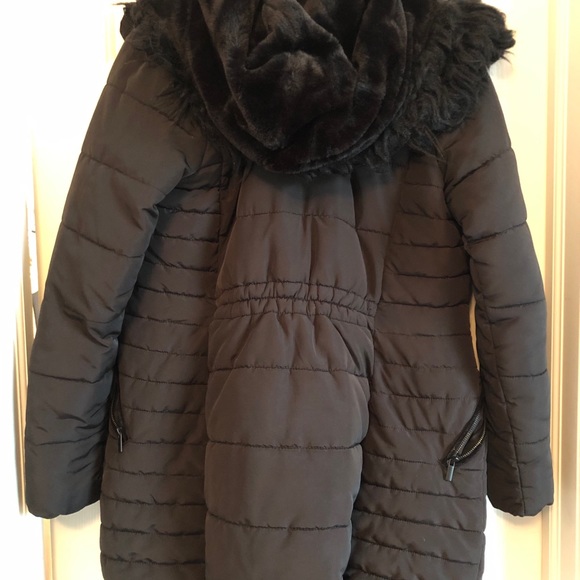 Long black winter coat - Picture 2 of 4